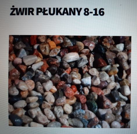 Piasek żwir ziemia piach gruz