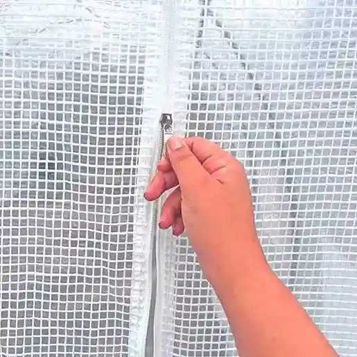 Estufa Agricola tipo tunel 6x3x2m ECO (7 Arcos 12 janelas)