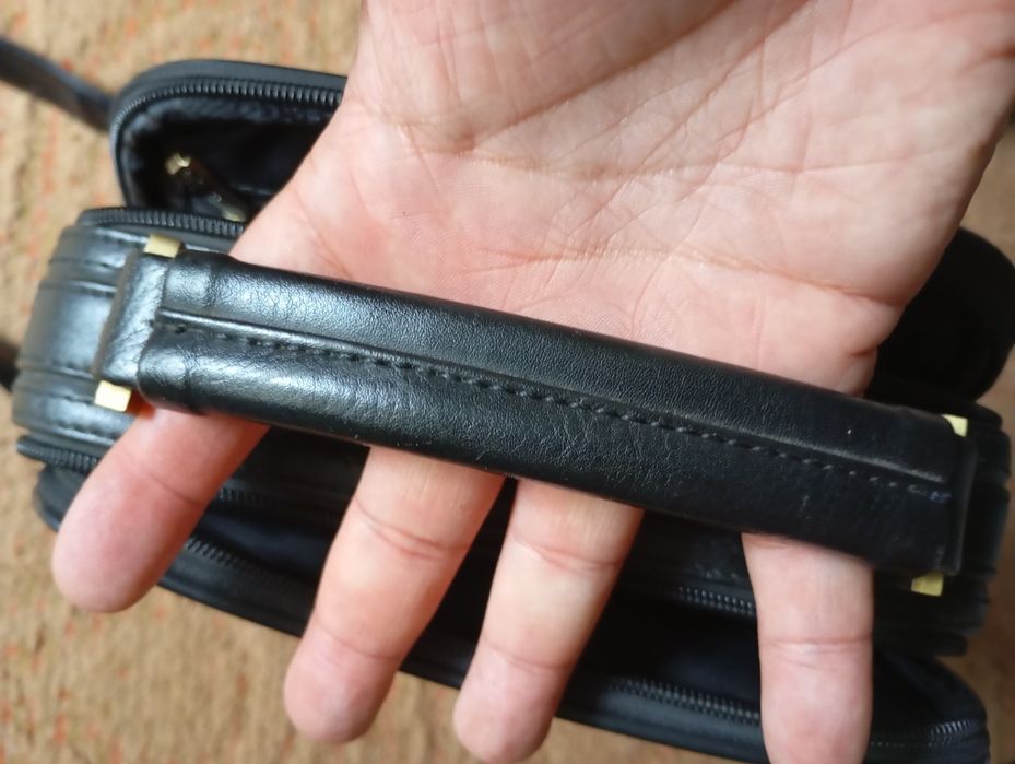 Сумка мужская кожаная барсетка 28*23*8см Италия