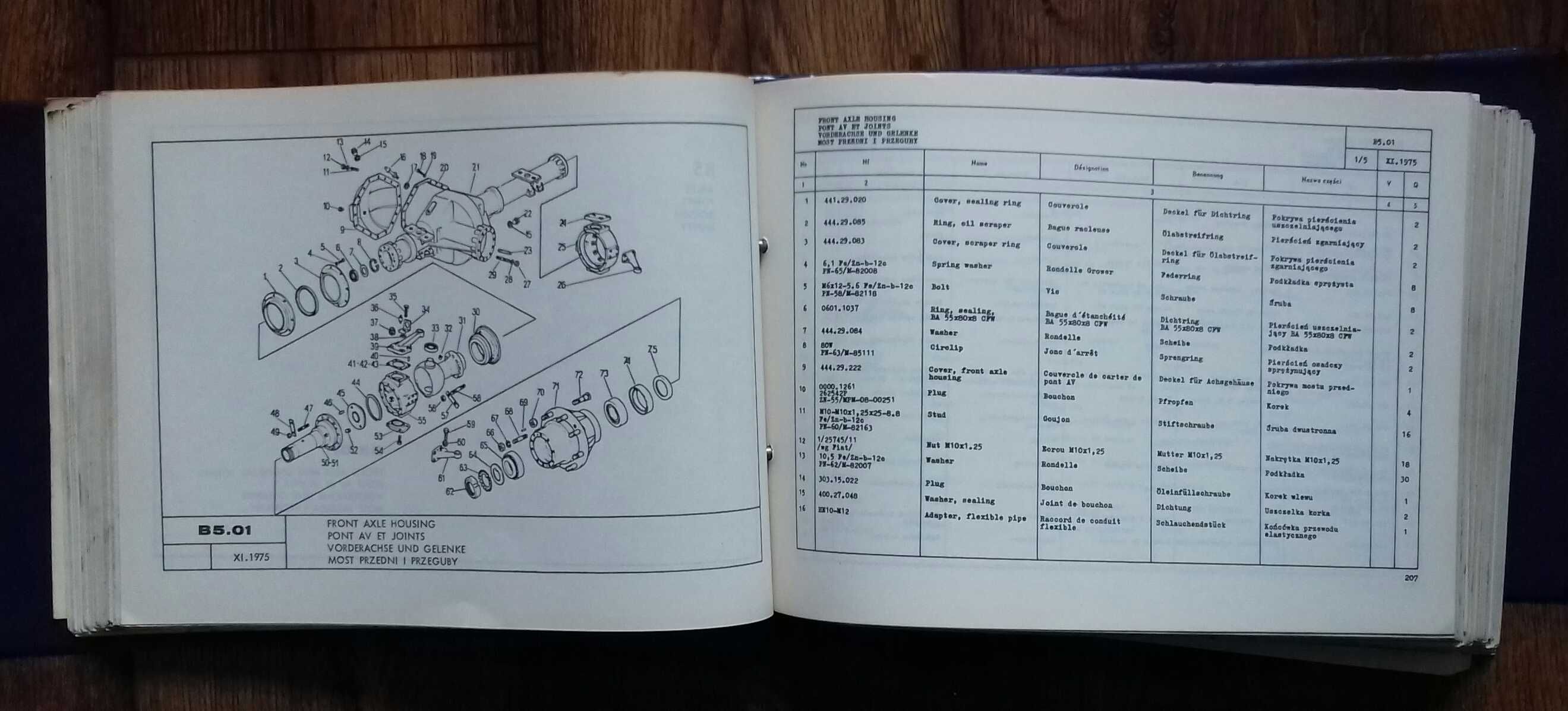 Katalog części Star 244