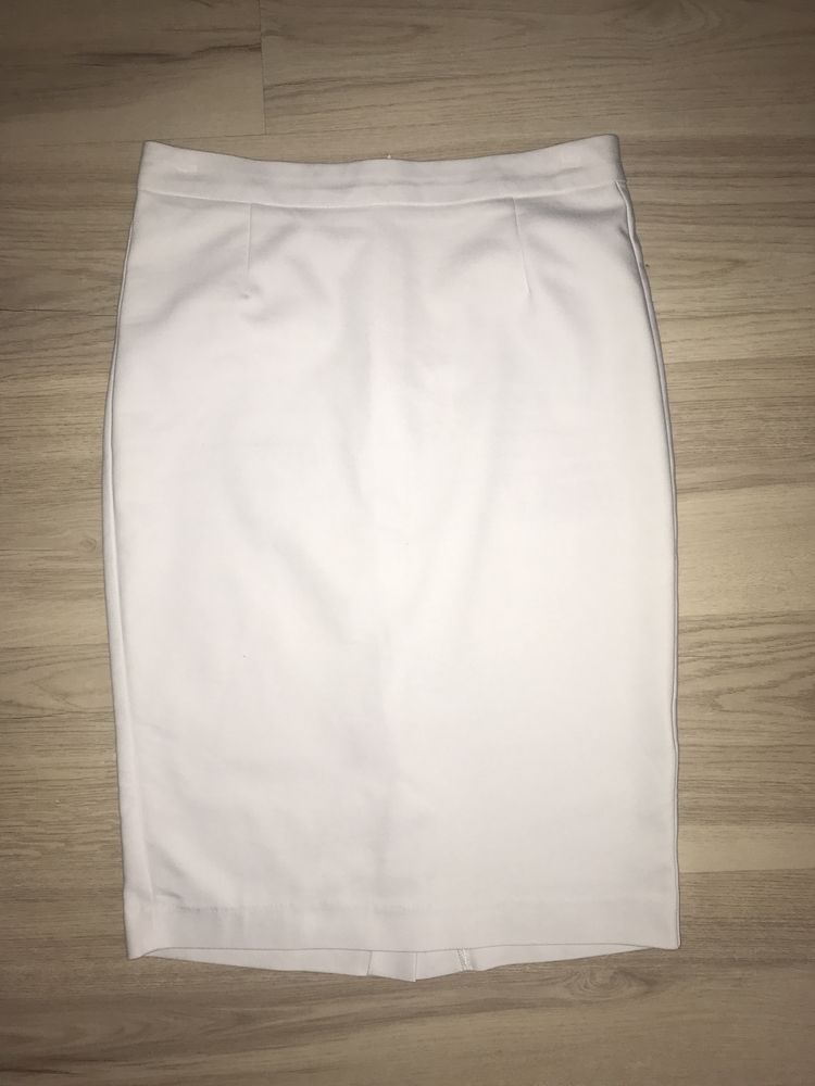 MOHITO biała elegancka ołówkowa spódnica r.36