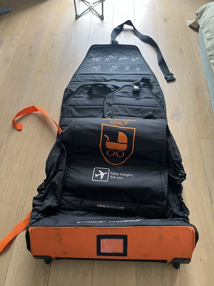 Stokke Prampack pokrowiec torba na wózek do samolotu