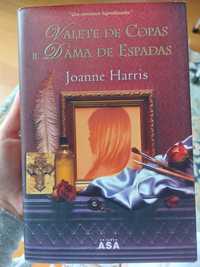 Livro "Valete de Copas e Dama de Espadas", de Joanne Harris, como novo