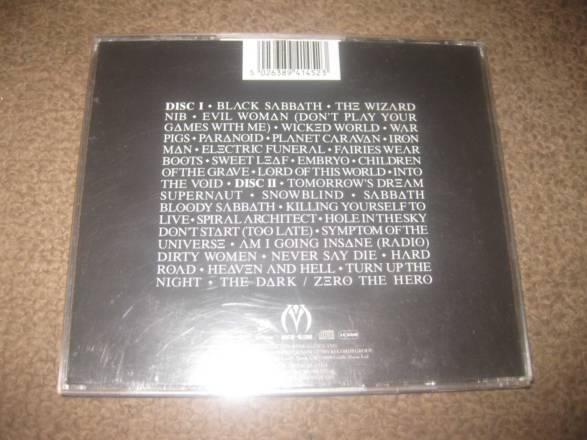 CD Duplo dos Black Sabbath "The Best of Black Sabbath"