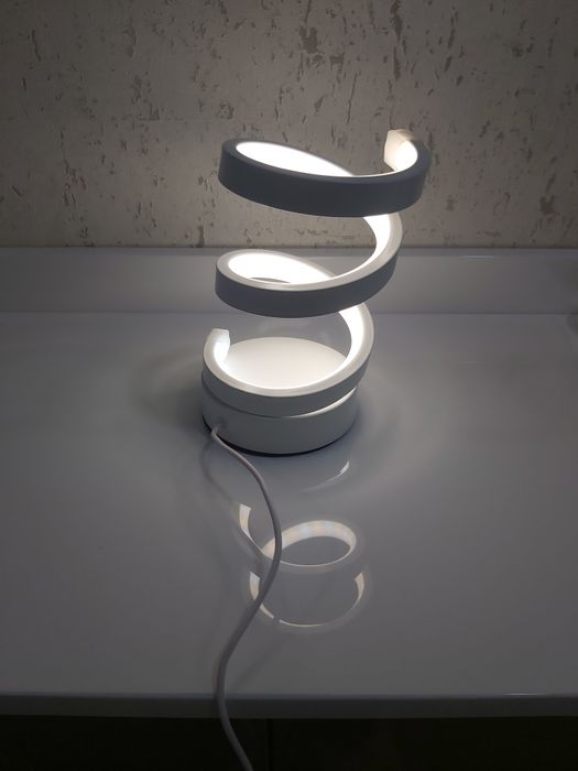 Candeeiro led espiral