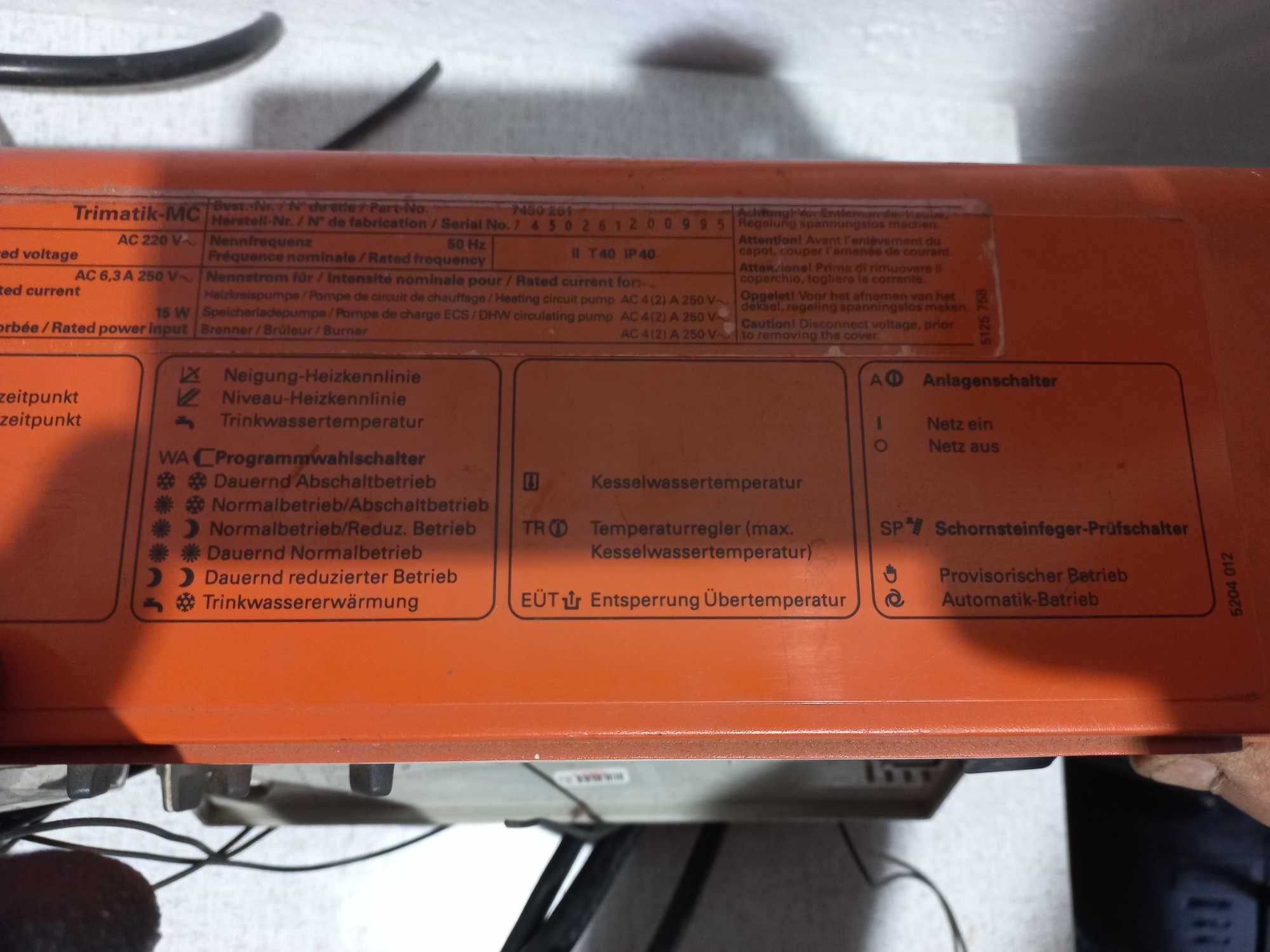 elektronika do pieca olejowego Viessmann VE II - 100% sprawne