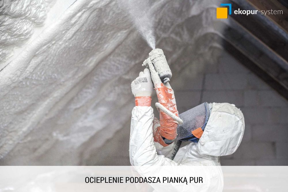 Ocieplenie poddasza pianą PUR - Teraz 10% Rabatu i Termowizja Gratis
