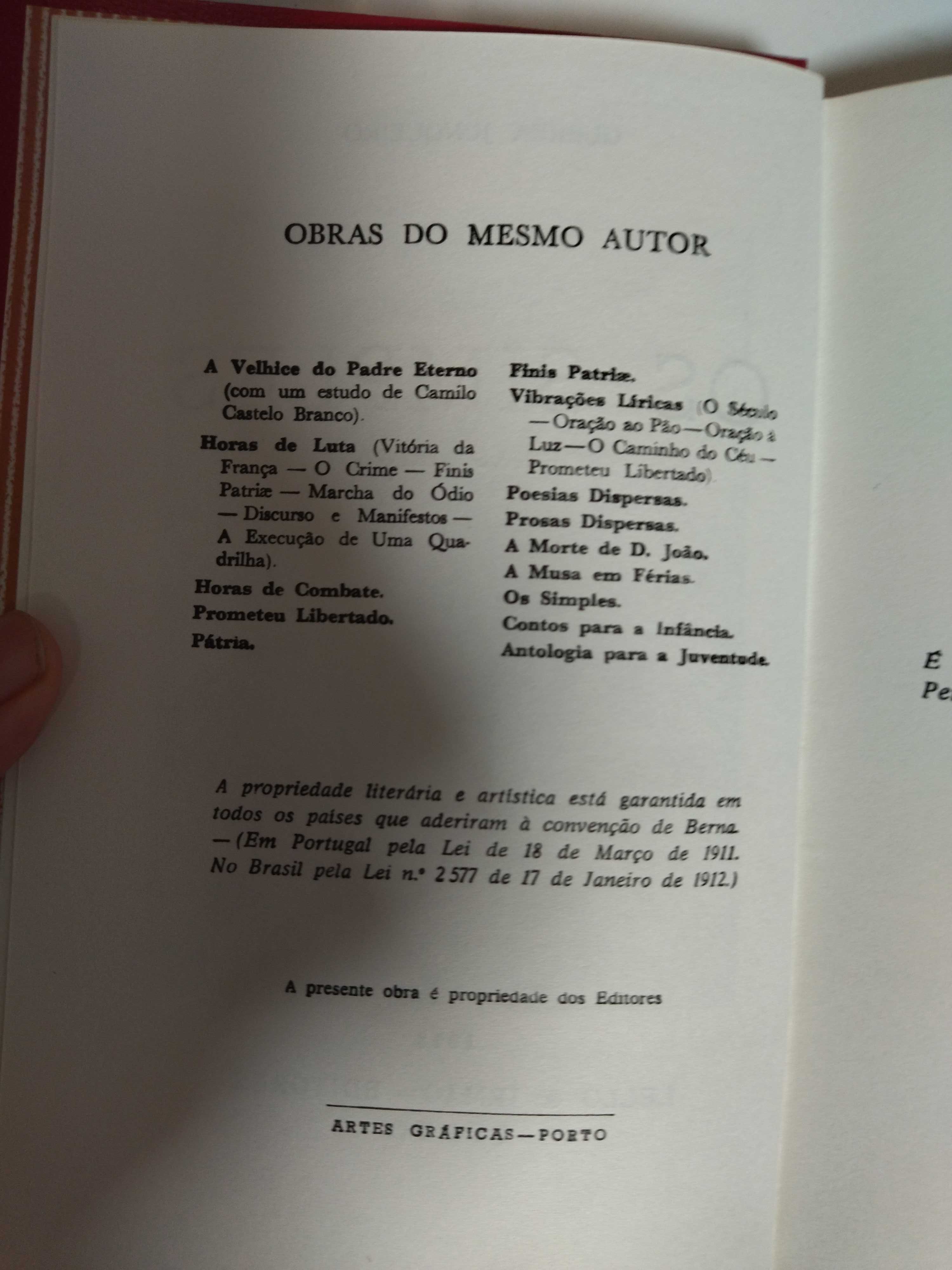 GUERRA JUNQUEIRO | Coleção Poesia e Prosa LELLO & IRMÃO [13 Livros)