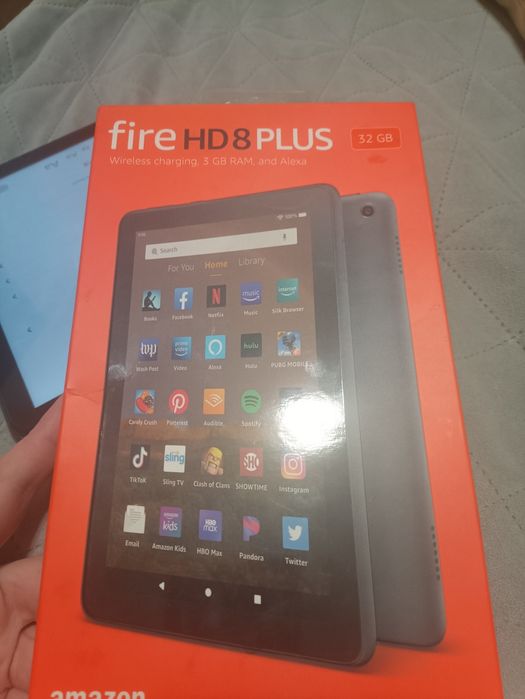 Планшет Amazon Kindle fire hd8 plus 3/32gb gen 10 с плей маркетом