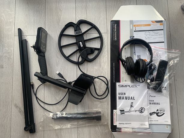 Продам металошукач Nokta + пінпоінтер Nokta PulseDive + навушники