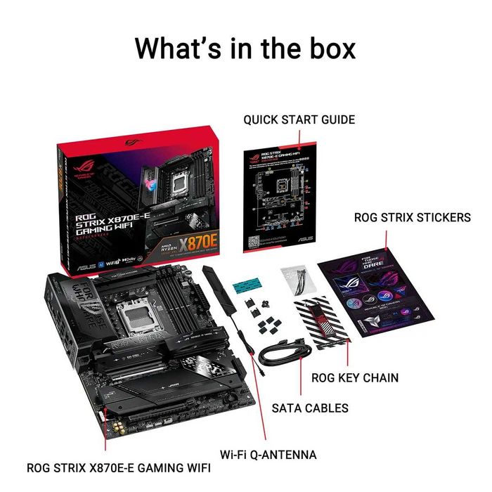 ROG STRIX X870E-E GAMING WIFI, AM5, X870, USB4