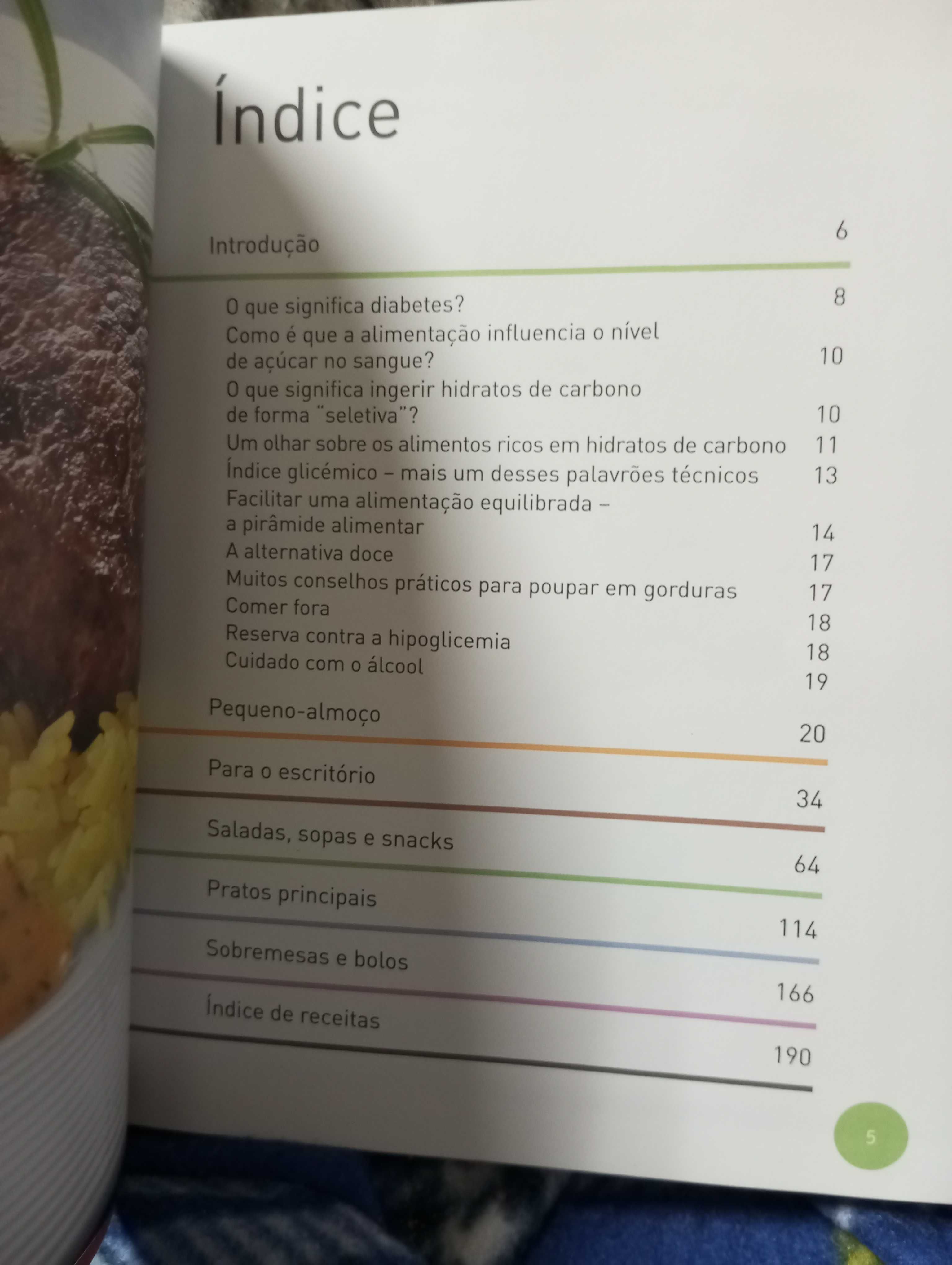 Para diabéticos, mais de 120 receitas