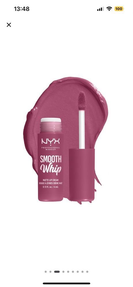Nyx smooth whip matowa pomadka