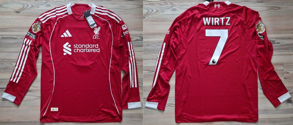 2025/26 koszulka Liverpool Wirtz (7) XL NOWA, długi rękaw, player ver