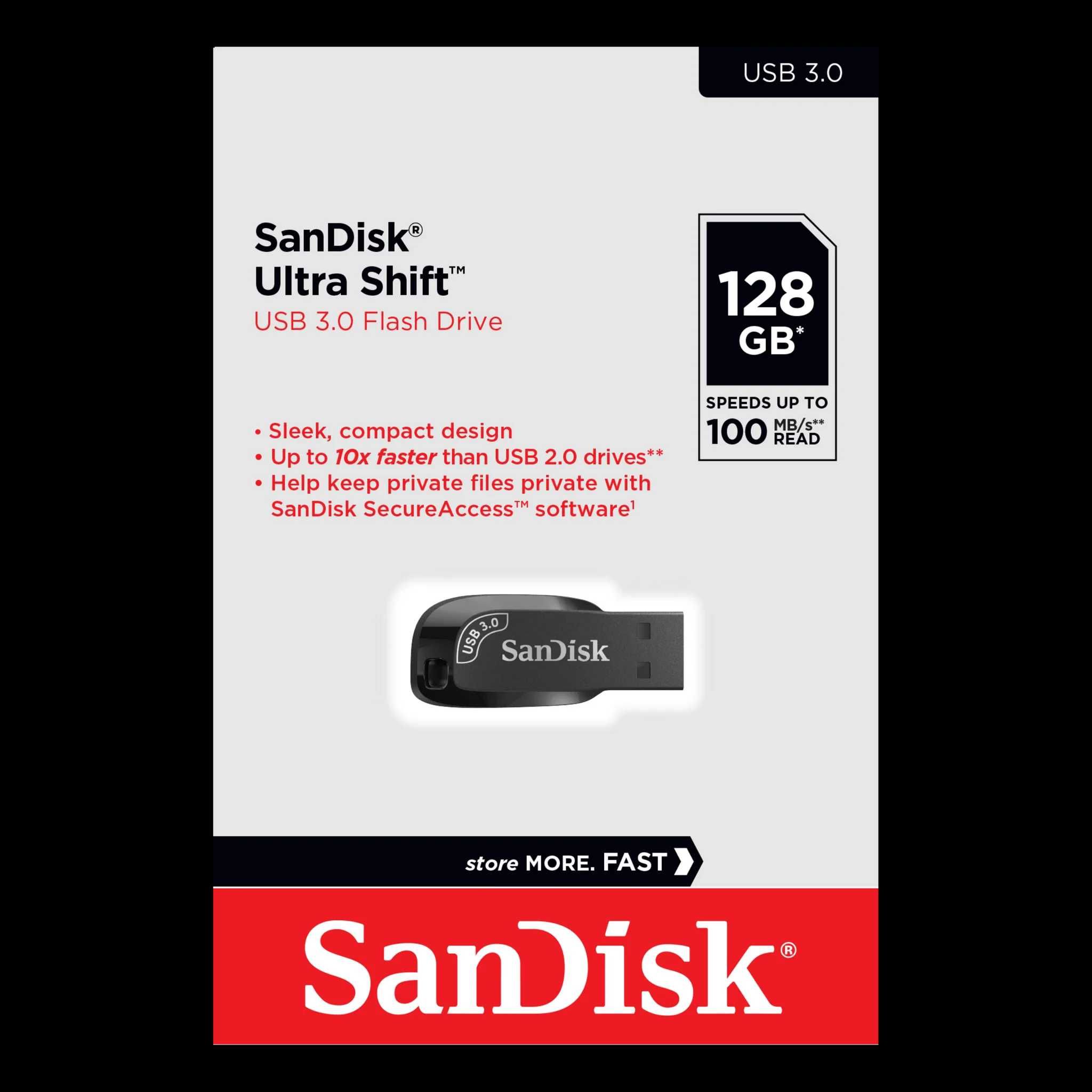 Pendrive SanDisk USB 128 GB Pamięć USB 3.0 Black Jack Sulechów