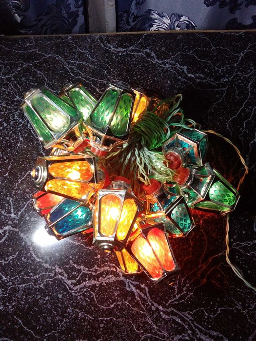 Новогодняя гирлянда СССР.