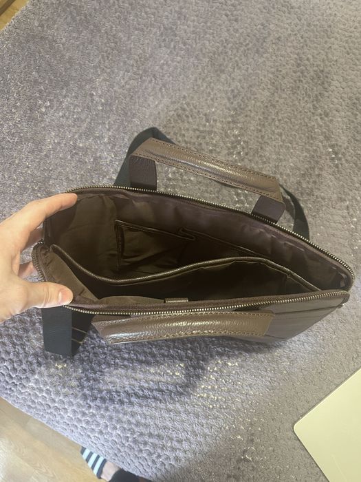 Кожаный портфель для документов или ноутбука