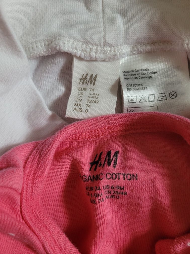 Komplecik dla dziewczynki H&M 80 stan bdb