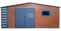 Schowek Domek Ogrodowy 5,5x3m + wiata 0,5m Brama okno dach GP555