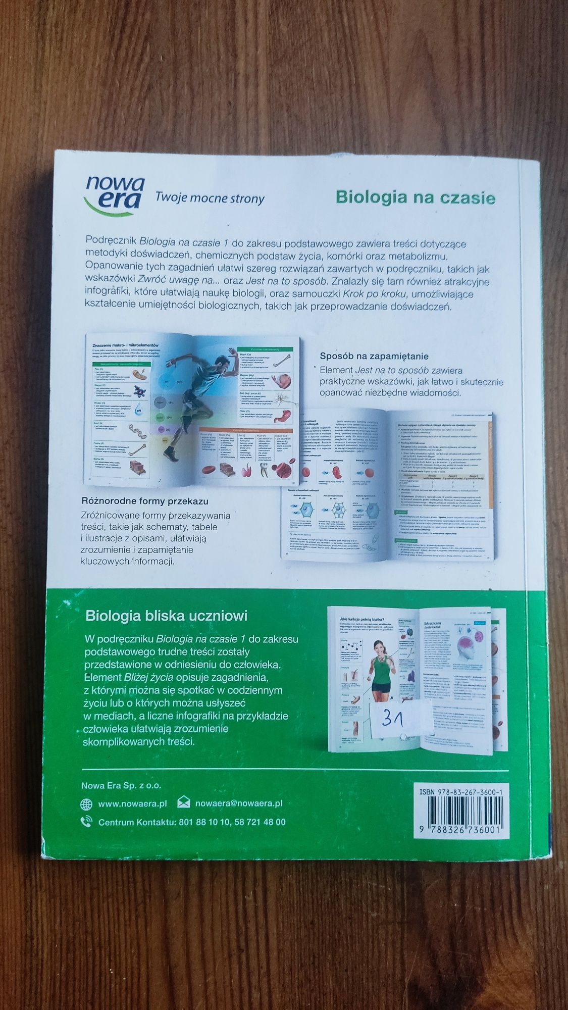 Biologia na czasie 1 Zakres podstawowy Nowa Era