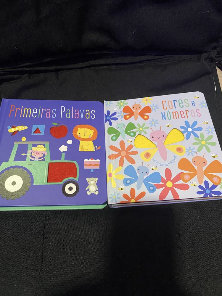 Livro “Cores e Números” - cartonado e com texturas