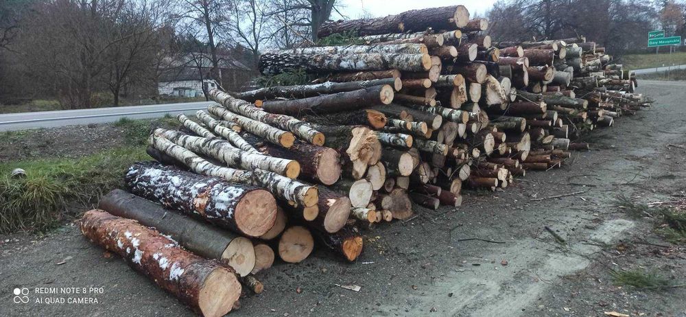 Drewno (drzewo) opałowe, kominkowe, mieszane, transport.