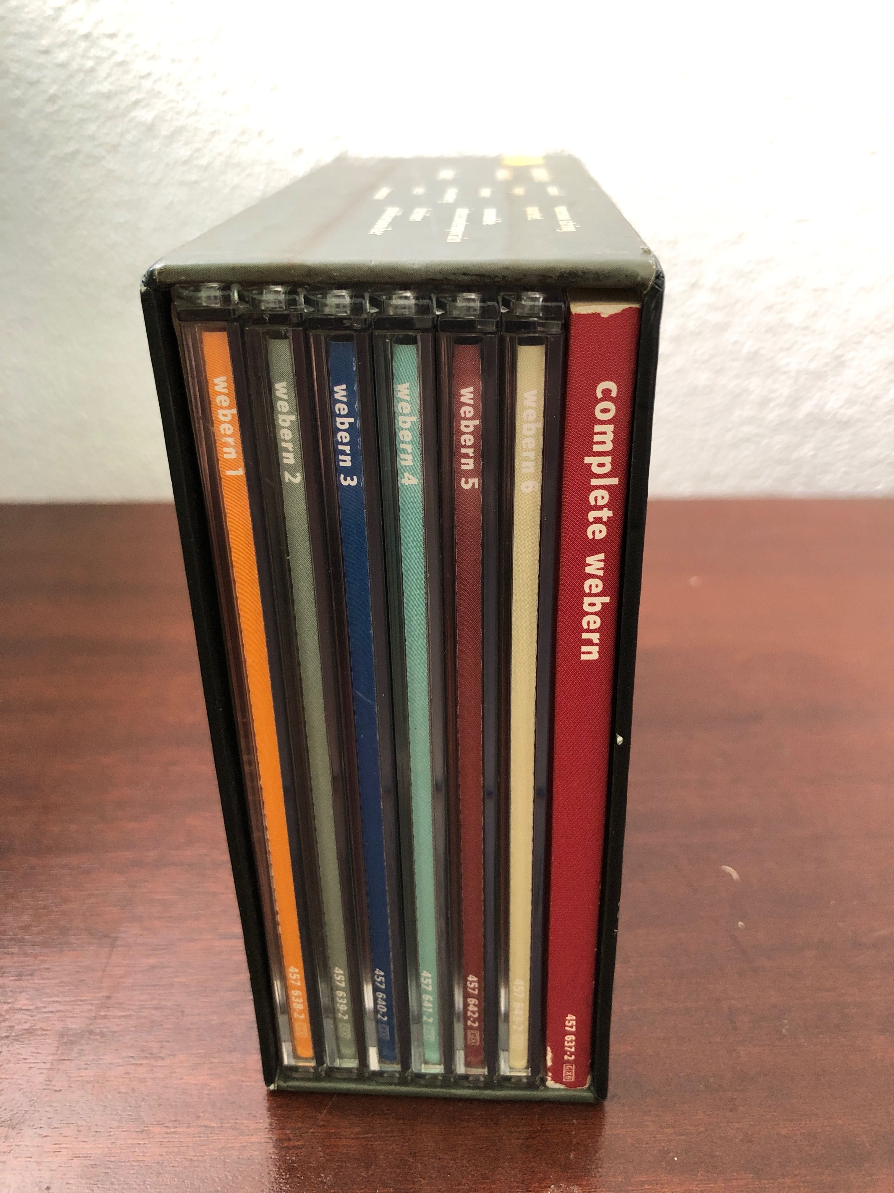CD Deutsche Gramophone Complete Webern • Boulez