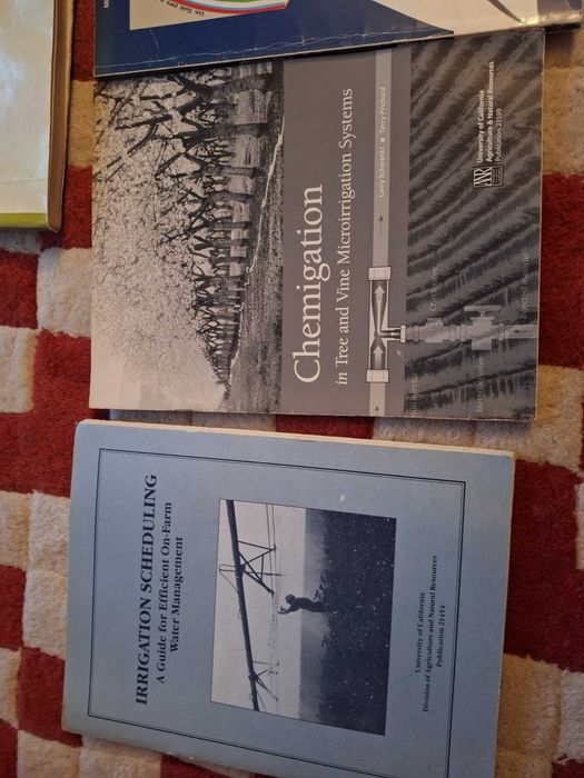 LIVROS variados sobre rega e irrigacao agricolas