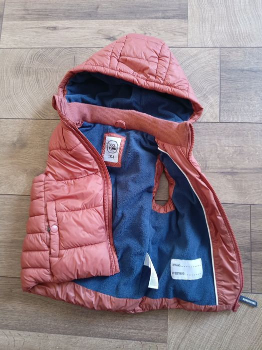 Kamizelka ocieplana Smyk r.  104 bezrękawnik