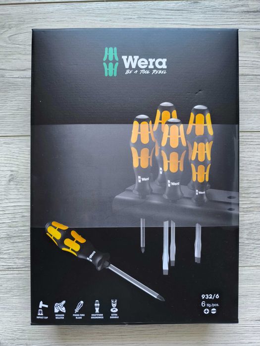 WERA 932/6 zestaw wkrętaków z uchwytem