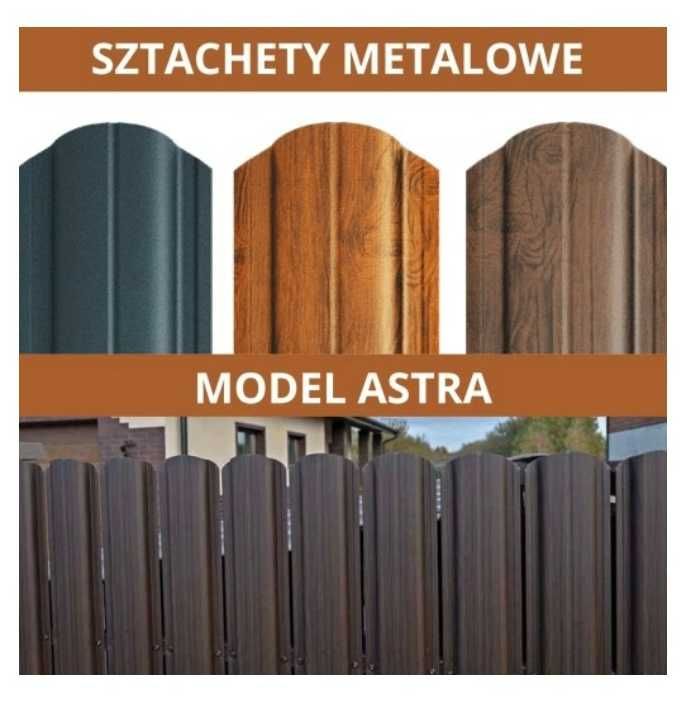 sztachety metalowe ASTRA