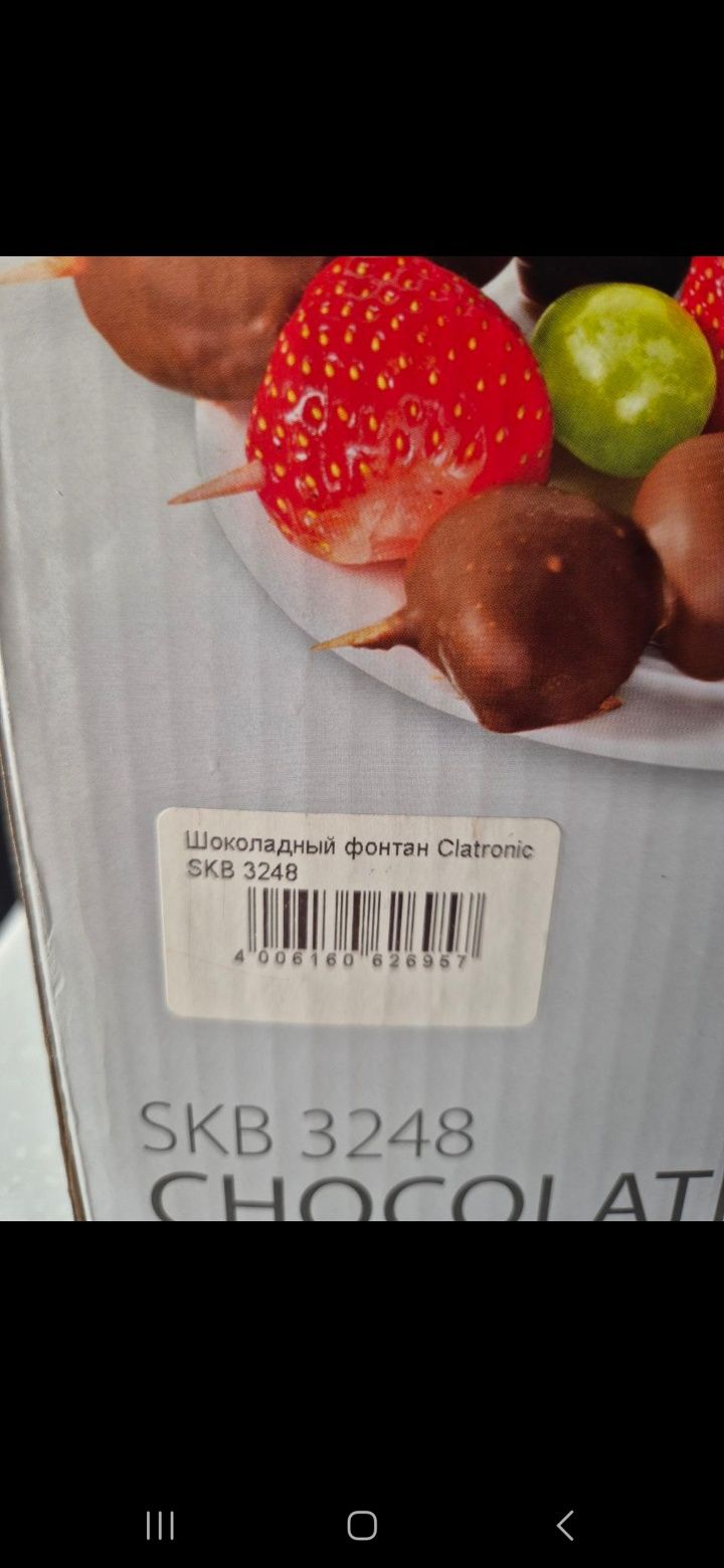 Шоколадний фонтан CLATRONIC

SKB3248