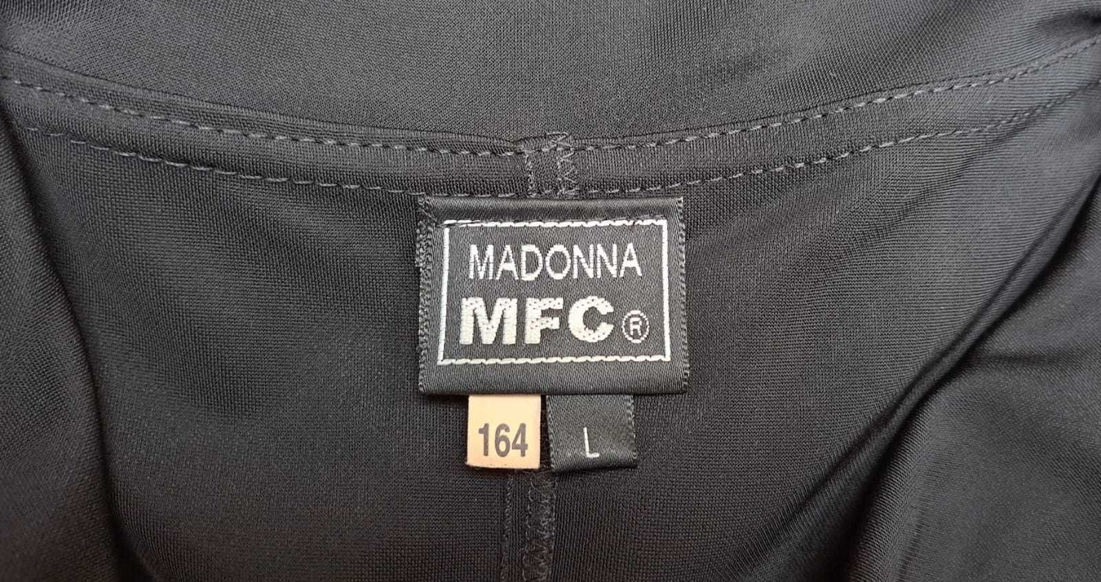 Czarna sukienka maxi wieczorowa Sylwester karnawał studniówka MFC