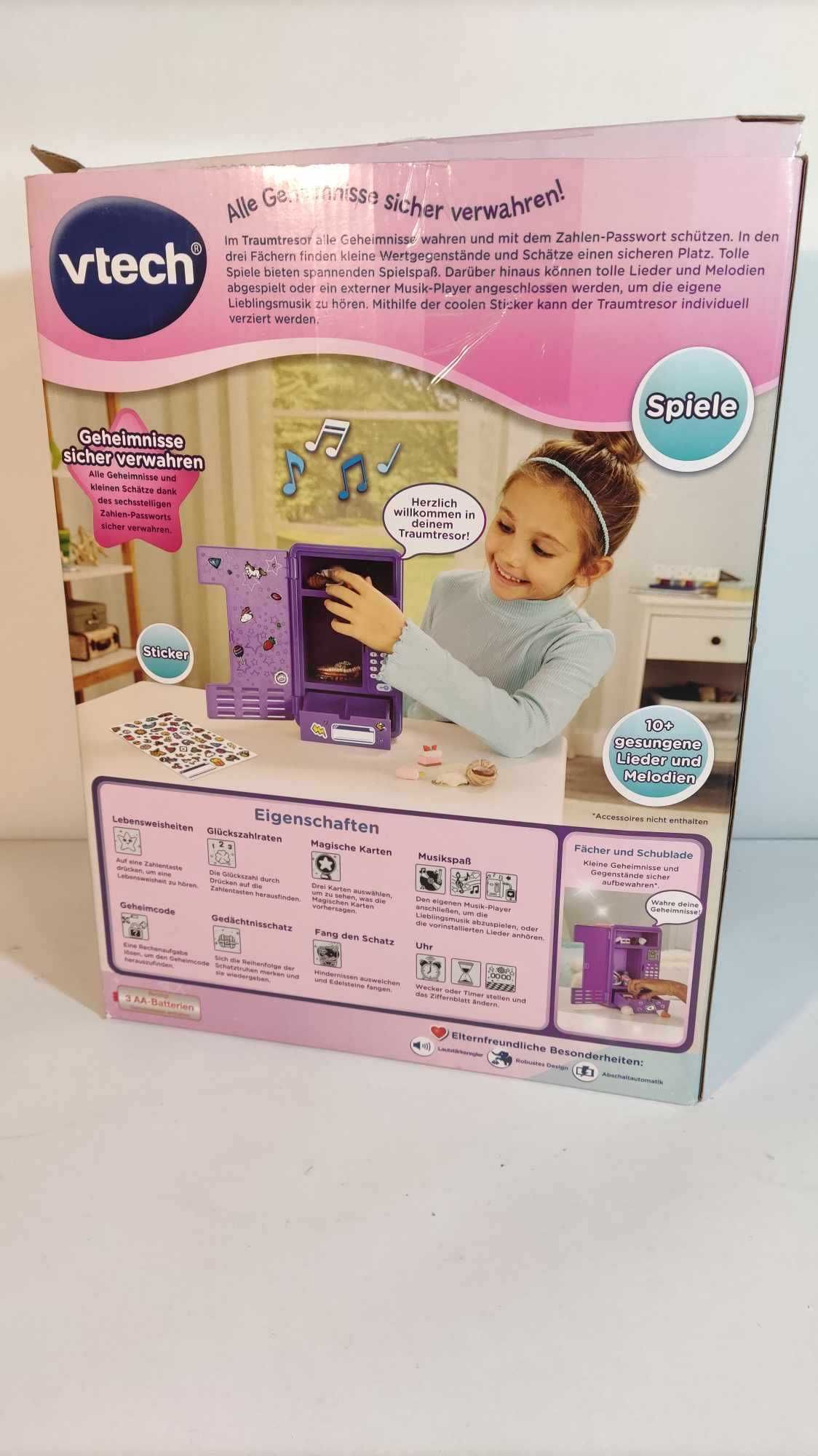 VTech Kidisecrets Traumtresor 80 , 554154 Sejf dla dzieci skarbonka