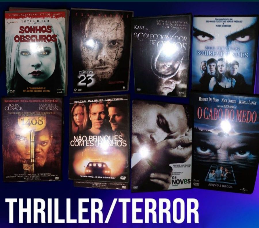 DVD| THRILLER & TERROR •Pack 1•