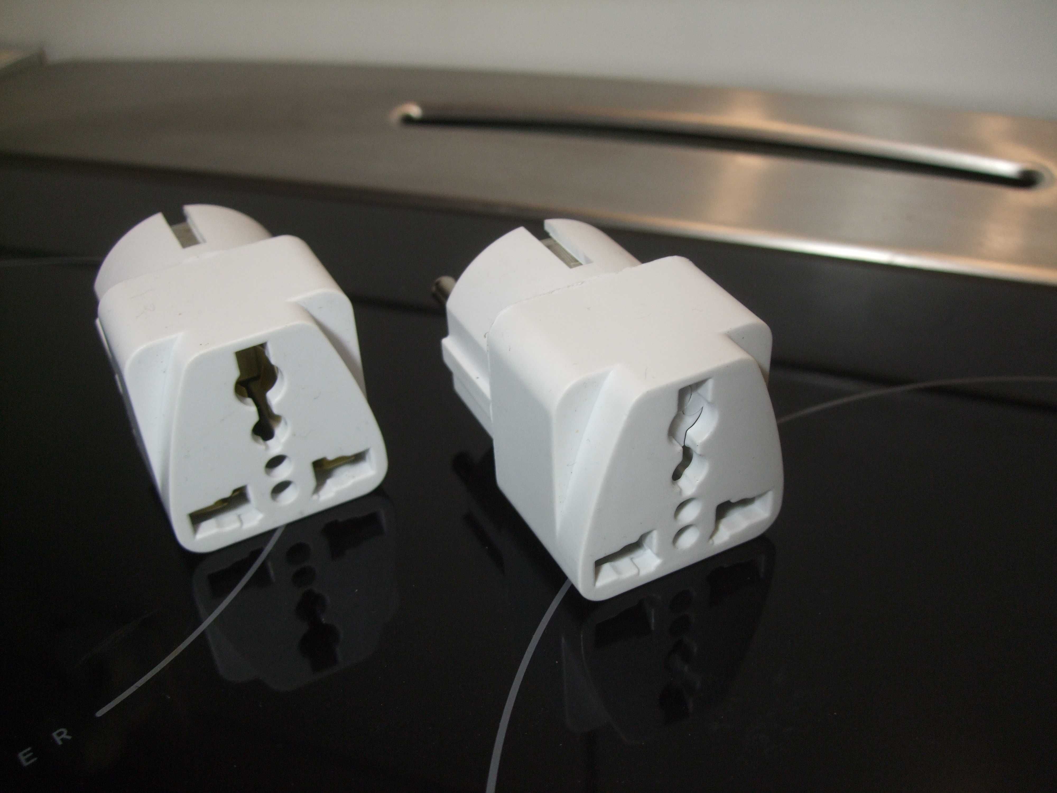 2 szt x PRZEJŚCIÓWKA ANGIELSKA Adapter UK PL Wtyczka Gniazdo 250V 10A