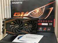 RX 480 G1 8gb GIGABYTE стант 9/10 Відеокарта.