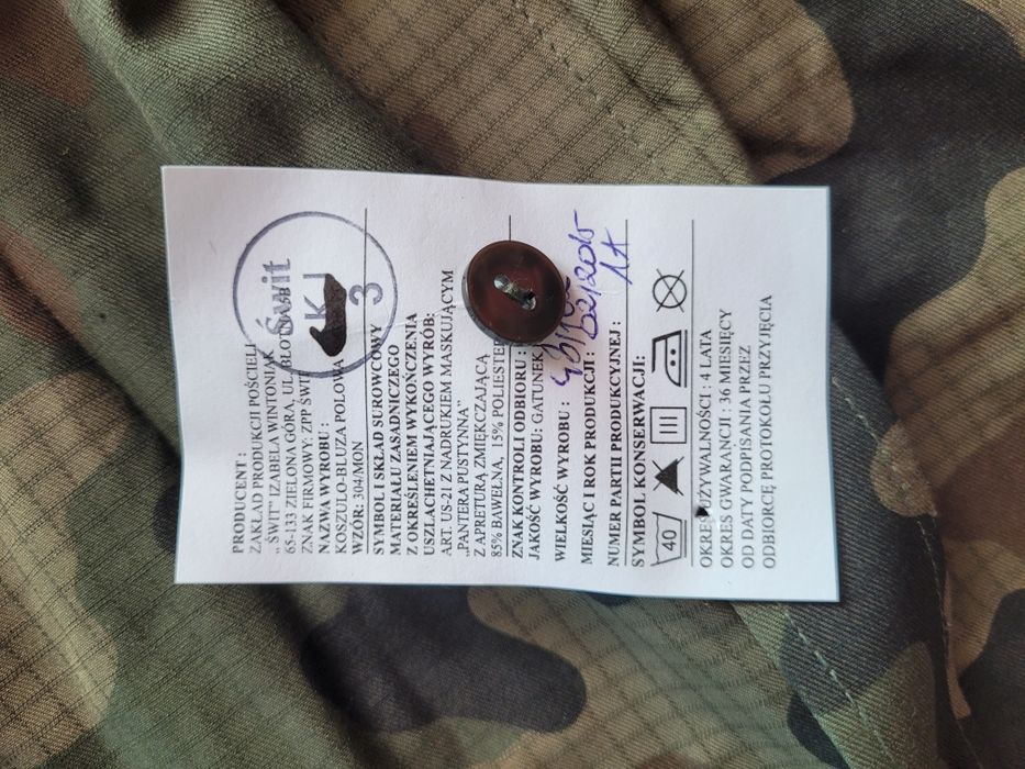 Koszula męska oficerska moro