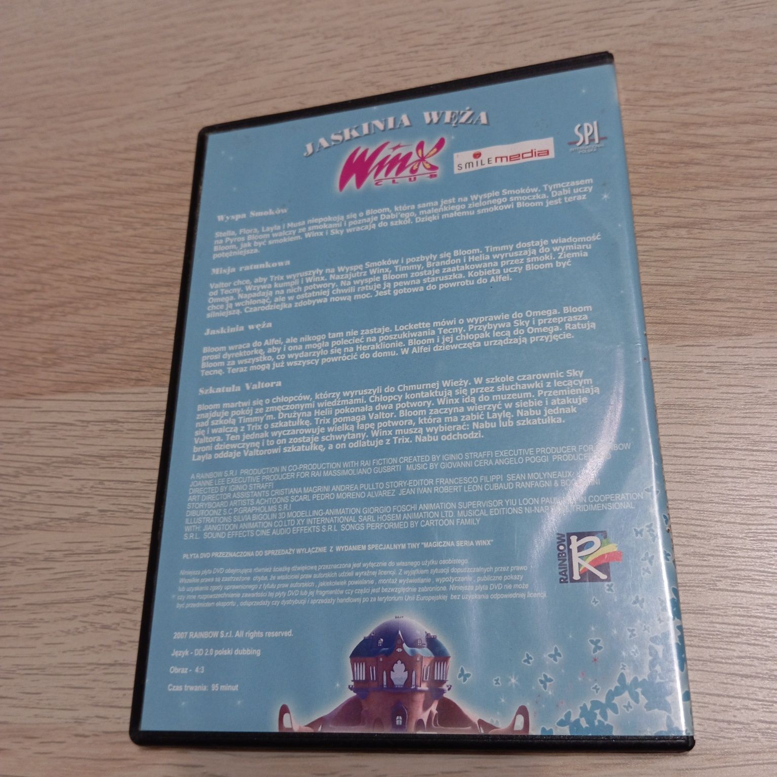 Winx Club, Jaskinia węża, DVD