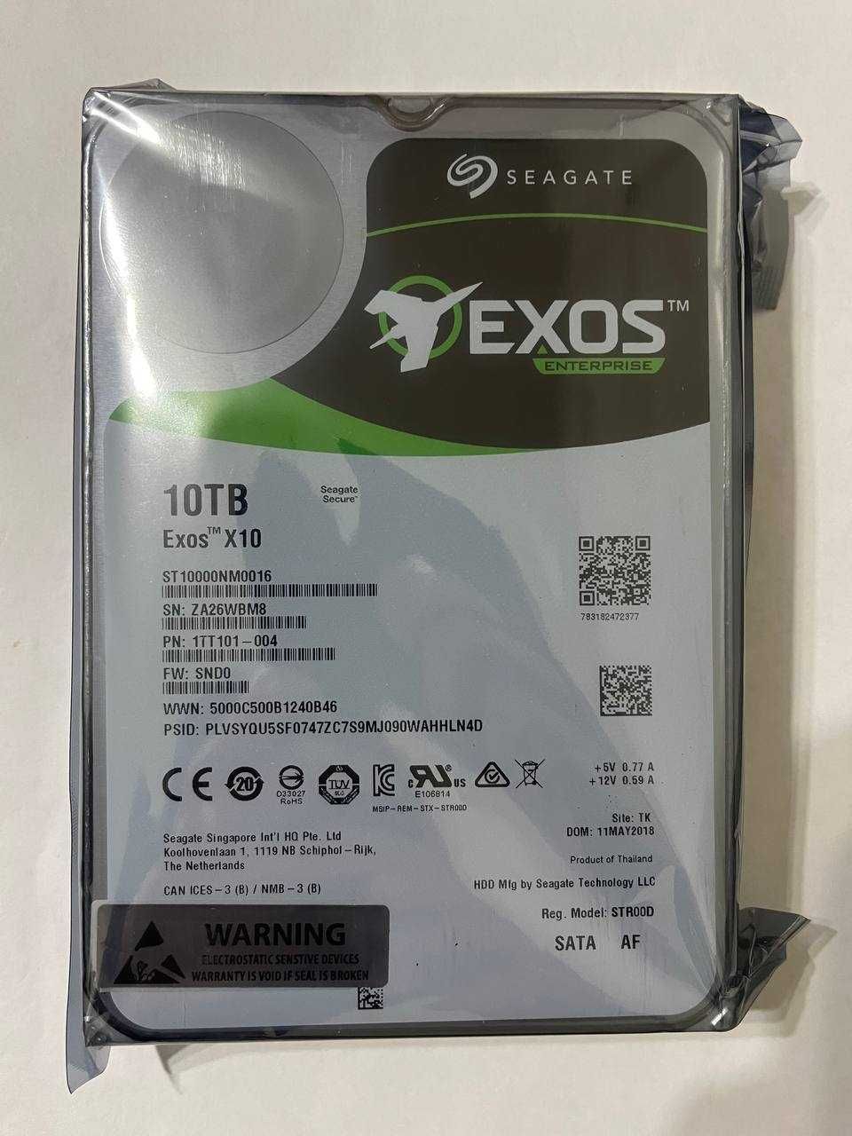 Жорсткий диск Seagate Exos 10TB X10 SATA III (ST10000NM0016)