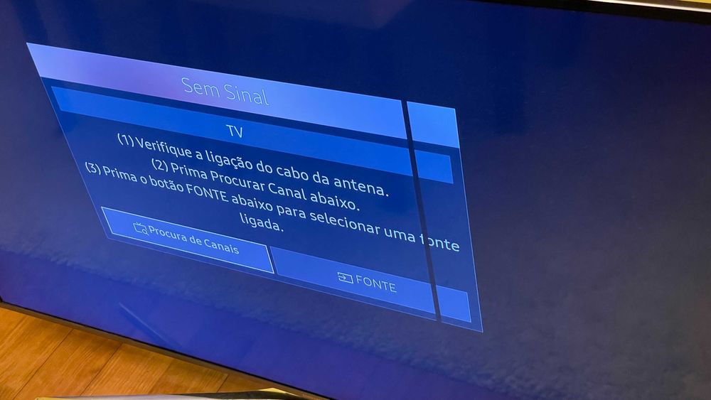 TV Samsung 55' - Com defeito