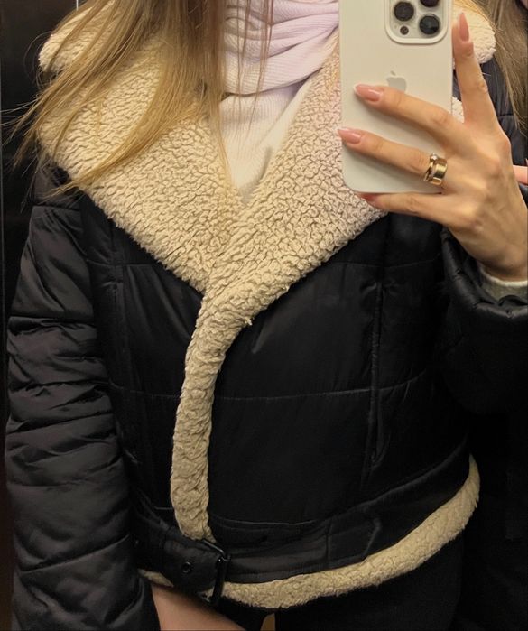 Куртка косуха авіатор stradivarius M