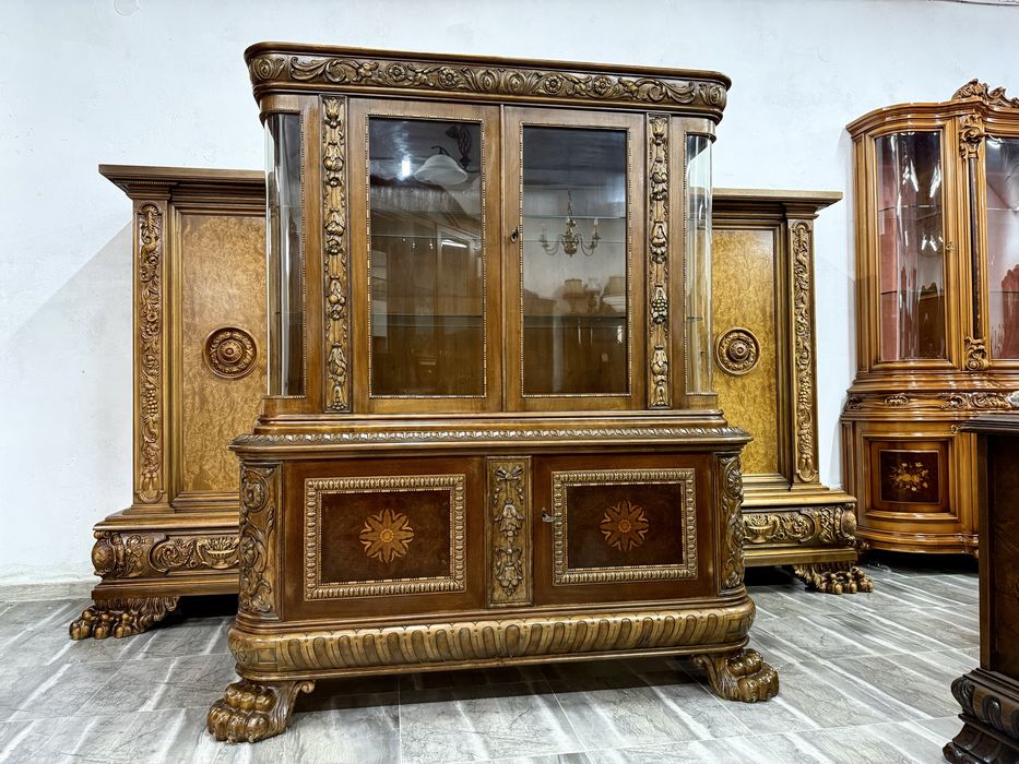 Дубова вітрина, книжкова шафа, антикварні меблі, бібліотеки, шафа