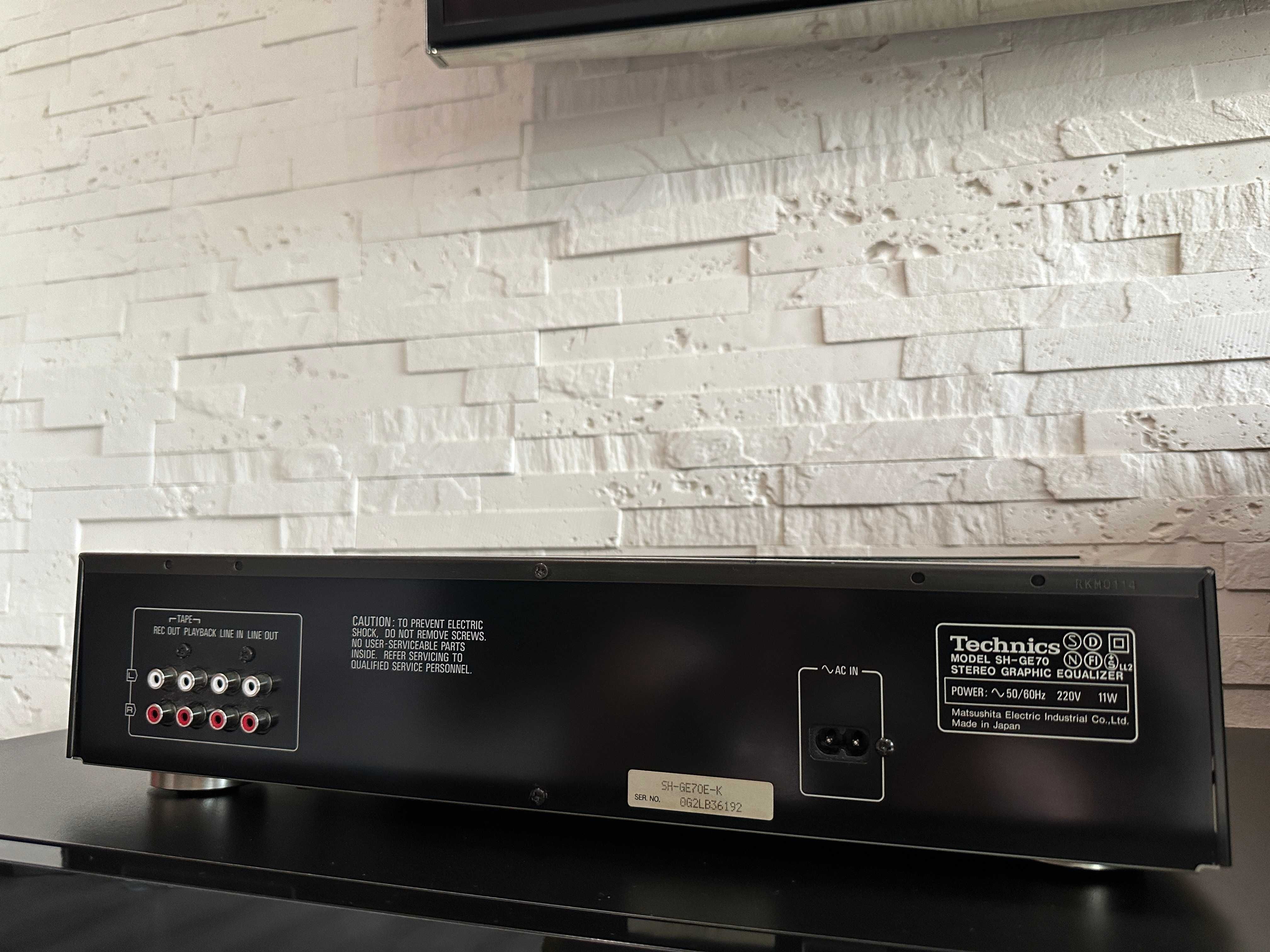 Technics SH-GE70 Stereo Graphic Equalizer korektor dźwięku Piękny Stan