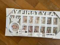 Ramka "My First Year" na zdjęcia dziecka – kompaktowa