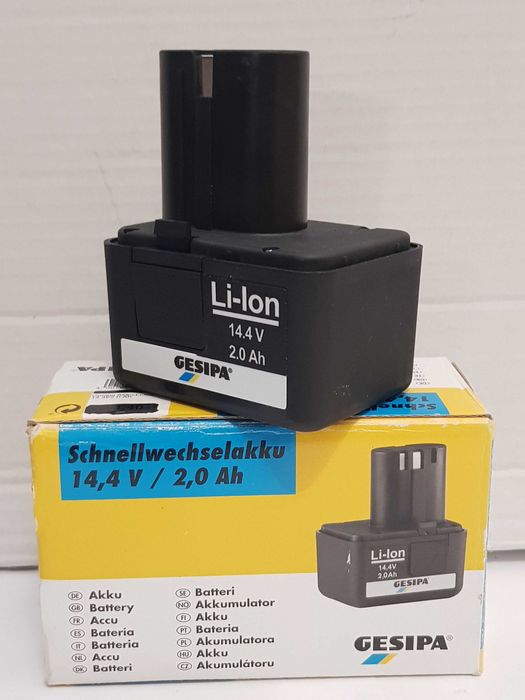 Bateria akumulator GESIPA 14,4V 2Ah do nitownica Wurth Pop Nowa