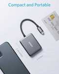 Adapter USB-C na HDMI podwójny, kompaktowy adapter USB C na HDMI Anker