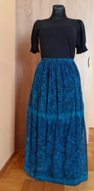 52 54 Spódnica długa maksi maxi letnia plażowa na plażę wzory tie dye