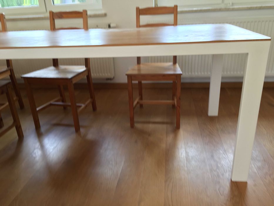 WYPRZEDAJE SUPER TANIO DĘBOWY duży stół z naturalnego olejowa ego dębu