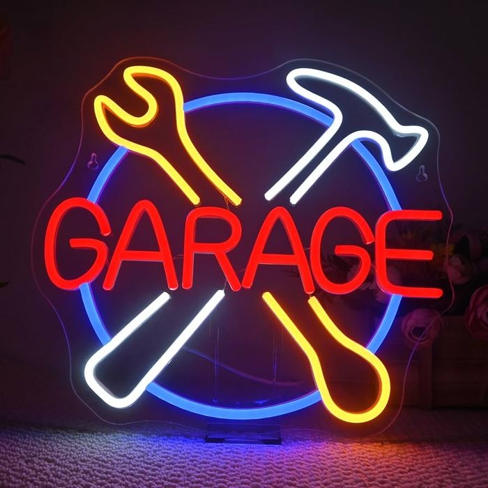 Neon LED Garage 37cm
